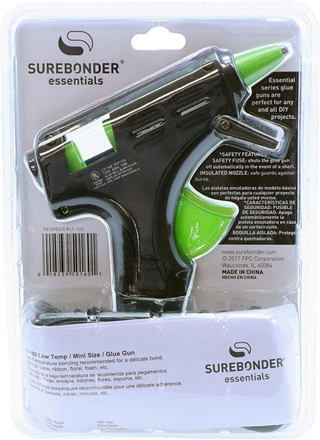 Surebonder LT-160F Low Temperature Glue Gun